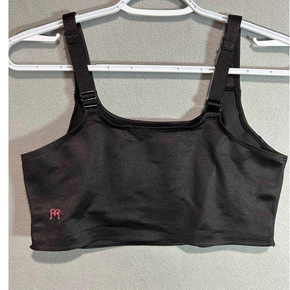 Ruby Ribbon Demiette Bra Women Size 36 Black Style 3029 Wireless Shaping bra - Picture 2 of 4